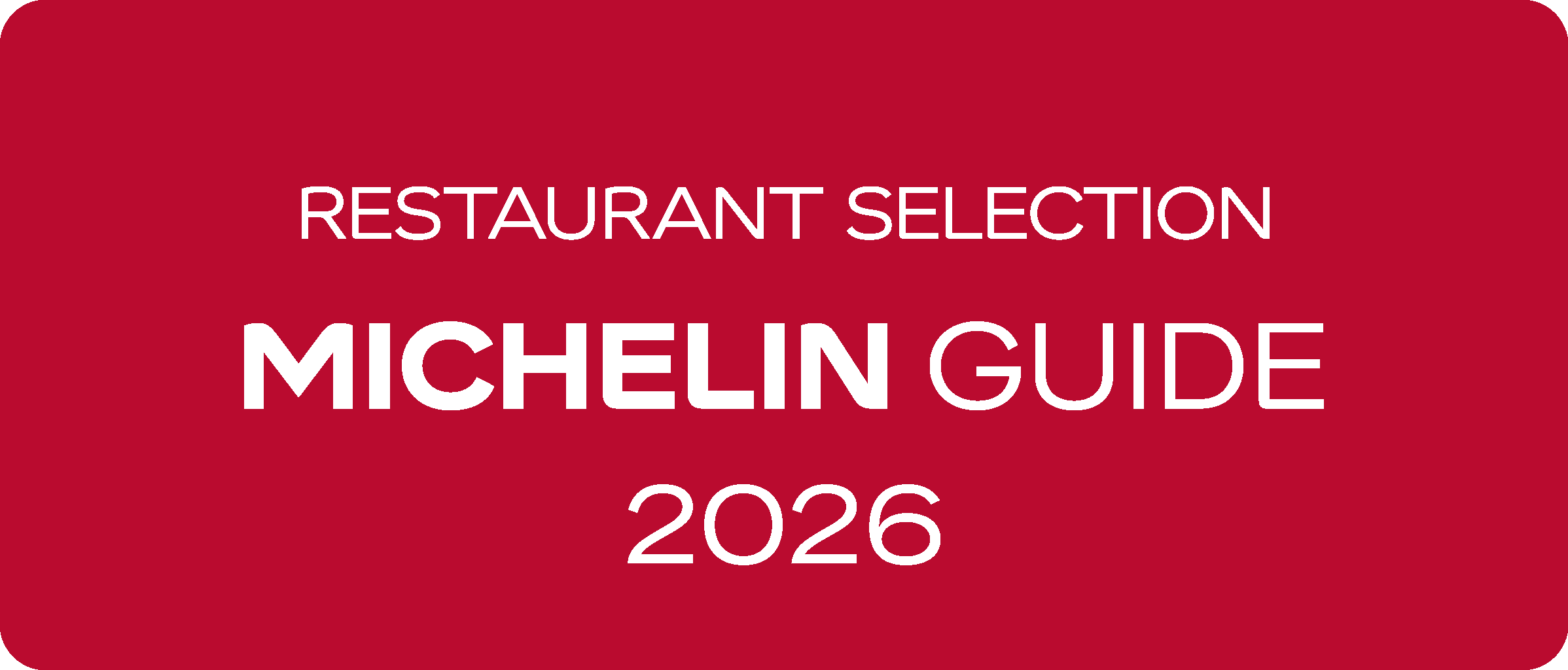 Selected in the MICHELIN Guide 2026